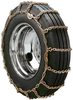 Security Chain QG2145 Trailer Accessory Tire Chain - Single Pair, HIGHWAY SERVICE SQUARE ROD ALLOY — (NON-TWIST WITH CAMS)