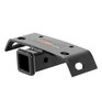 Redneck Trailer E-3S Step Bumper Hitch - Black, 2" Receiver Tube, 14" Width (Side To Side), 5000 lbs. GTW / 500 lbs. TW