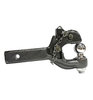 Redneck Trailer DPR2000 Trailer Hitch Pintle Hook Mount Wallace Forge Pintle Hook and 2" Ball Hitch, Combination, for 2"