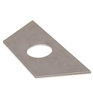 Redneck Trailer 83670 Trailer Jack Bottom Support Plate, A-Frame, for 2K-5K Jacks, 2.33"ID Center Hole
