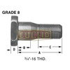 Euclid E-10258-L Euclid Wheel End Hardware - Wheel Stud, Single End, LH
