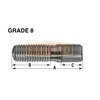 Euclid E-4987A Wheel Stud and Lug Nut Kit STUD