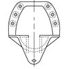 E-9640 by EUCLID - Suspension Hanger Assembly - Drive Axle Hanger