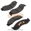 Euclid E-D411-S Disc Brake Pad Set Disc Brake Pad Set