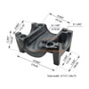Mach G-4301 Leaf Spring Hanger Kit Trunnion Half