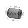 Meritor G2771 Multi-Purpose Bushing Multi-Purpose Bushing