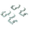 Centric 300.09691 Disc Brake Pad Set Centric Premium Semi-Metallic Brake Pads with Shims and Hardware