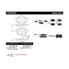 100.05552 by CENTRIC - Original Equipment Formula Brake Pads with Hardware