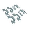 106.07921 by CENTRIC - Posi Quiet Extended Wear Brake Pads with Shims and Hardware
