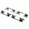 Centric 300.10750 Disc Brake Pad Set Centric Premium Semi-Metallic Brake Pads with Shims and Hardware