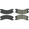 Centric 300.09450 Disc Brake Pad Set Centric Premium Semi-Metallic Brake Pads with Shims and Hardware