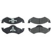 106.07460 by CENTRIC - Posi Quiet Extended Wear Brake Pads with Shims and Hardware