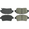 Centric 106.08220 Disc Brake Pad Set Posi Quiet Extended Wear Brake Pads with Shims and Hardware