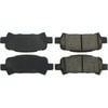 Centric 300.07700 Disc Brake Pad Set Centric Premium Semi-Metallic Brake Pads with Shims and Hardware