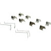 Centric 300.05620 Disc Brake Pad Set Centric Premium Semi-Metallic Brake Pads with Shims and Hardware
