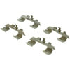 Centric 106.03330 Disc Brake Pad Set Posi Quiet Extended Wear Brake Pads with Shims and Hardware
