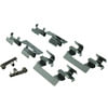Centric 300.09560 Disc Brake Pad Set Premium Semi-Metallic Brake Pads with Shims and Hardware