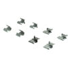 Centric 300.08030 Disc Brake Pad Set Centric Premium Semi-Metallic Brake Pads with Shims and Hardware