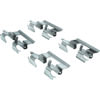 Centric 300.09990 Disc Brake Pad Set Premium Semi-Metallic Brake Pads with Shims and Hardware