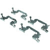 Centric 300.09690 Disc Brake Pad Set Centric Premium Semi-Metallic Brake Pads with Shims and Hardware
