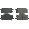 Centric 300.10050 Disc Brake Pad Set Centric Premium Semi-Metallic Brake Pads with Shims and Hardware