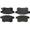 Centric 106.13360 Disc Brake Pad Set Posi Quiet Extended Wear Brake Pads with Shims and Hardware