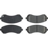 Centric 106.08440 Disc Brake Pad Set Posi Quiet Extended Wear Brake Pads with Shims and Hardware