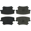Centric 106.10570 Disc Brake Pad Set Posi Quiet Extended Wear Brake Pads with Shims and Hardware
