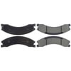 Centric 300.15651 Disc Brake Pad Set Centric Premium Semi-Metallic Brake Pads with Shims and Hardware