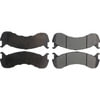 Centric 300.07860 Disc Brake Pad Set Centric Premium Semi-Metallic Brake Pads with Shims and Hardware