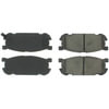 Centric 300.08910 Disc Brake Pad Set Centric Premium Semi-Metallic Brake Pads with Shims and Hardware