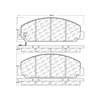 Centric 106.16830 Disc Brake Pad Set Posi Quiet Extended Wear Brake Pads with Shims and Hardware