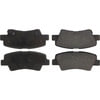 Centric 300.13130 Disc Brake Pad Set Centric Premium Semi-Metallic Brake Pads with Shims and Hardware