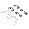 Centric 300.13450 Disc Brake Pad Set Premium Semi-Metallic Brake Pads with Shims and Hardware
