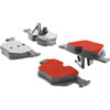 Centric 500.11700 Disc Brake Pad Set PQ PRO Disc Brake Pads with Hardware
