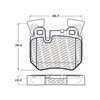 500.13720 by CENTRIC - PQ PRO Disc Brake Pads with Hardware