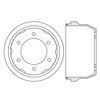 Centric 122.79006 Brake Drum Centric Premium Brake Drum