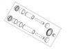 Hendrickson S-35303-4 Disc Brake Caliper Bolt Kit Disc Brake Caliper Bolt Kit - Guide Pins, Bushings, Boots, Bolts and Caps