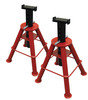 1210 by SUNEX TOOLS - 10 Ton Low Height Pin Type Jack Stands (Pair)