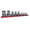 Vim Tools XZNS1000 Socket Set 9 Pc. XZN Stubby Triple Square Drive