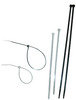 20404 by ATD TOOLS - 4” Black UV Stabilized Nylon Cable Ties, 100 pc.