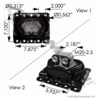 Automann MV27031 Engine Mount Engine Motor Mount - Rear, For Volvo and Mack Trucks