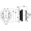 Horton 799070 Engine Cooling Fan Clutch CLUTCH DM SE 21 REMAN,8-6K GRV,190.5 OD