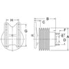 Horton 991952 Engine Cooling Fan Hub Drive Hub