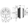 Horton 999439 Engine Cooling Fan Clutch CLUTCH*DM SE 21*CAT,190.5,8K-6K,65.0 PLT,27.1 STUD
