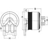 Horton 999514 Engine Cooling Fan Clutch CLUTCH*DM SE 21*CAT,201.0,10-PK,65.0 PLT,39.6 STUD