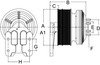 Horton 99A8602 Engine Cooling Fan Clutch DM Advantage Fan Clutch