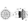 Horton 999909 Engine Cooling Fan Clutch CLUTCH*DM2S*INT,8/6PK,166.0,126.9 PLT,26.6 STUDS