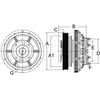 Horton 99A9770 Engine Cooling Fan Clutch DM Advantage Two-Speed Fan Clutch