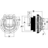 Horton 999908 Engine Cooling Fan Clutch CLUTCH*DM2S*CAT,182.7,8-6PK,126.9 PLT,26.6 STUDS
